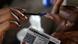 A Tanzanian voter has his finger marked with ink after casting his ballot during the presidential and parliamentary elections 